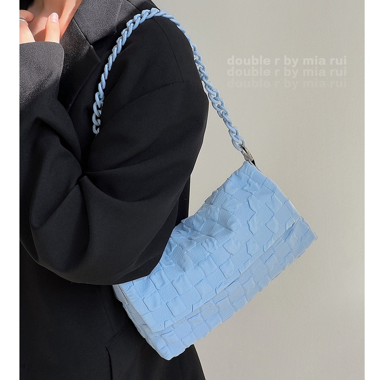 Túi xách đeo vai acrylic YADOU phối dây xích thời trang dạo phố sành điệu