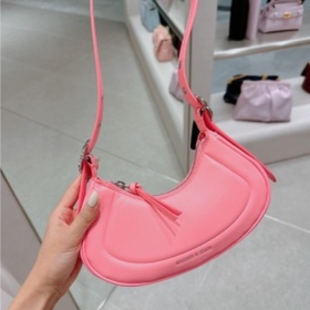 Bộ Sưu Tập Lò Xo CnK23 CK2-20271059 Túi Xách Đeo Vai Mềm Mại Phối Khóa Kéo Thời Trang Dành Cho Nữ