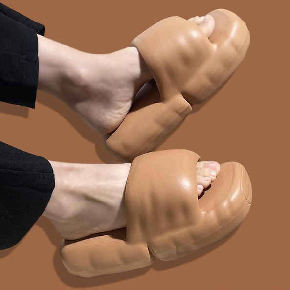 Dép Sandal Đế Dày Tăng Chiều Cao Chống Trượt Màu Sắc Ngọt Ngào Thời Trang Mùa Hè Cho Nam Và Nữ