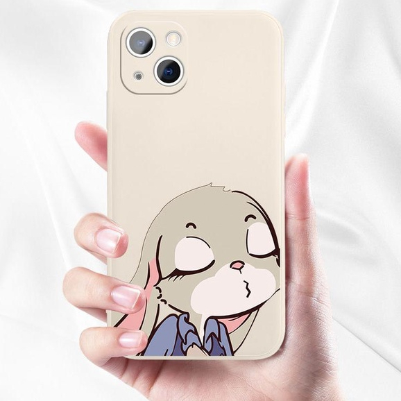 Ốp Điện Thoại Silicon Họa Tiết Judy Nick Cho iPhone 14 Pro Max 13 12 Mini 11 XS XR X 8 7 Plus 6S 6 SE 13pro