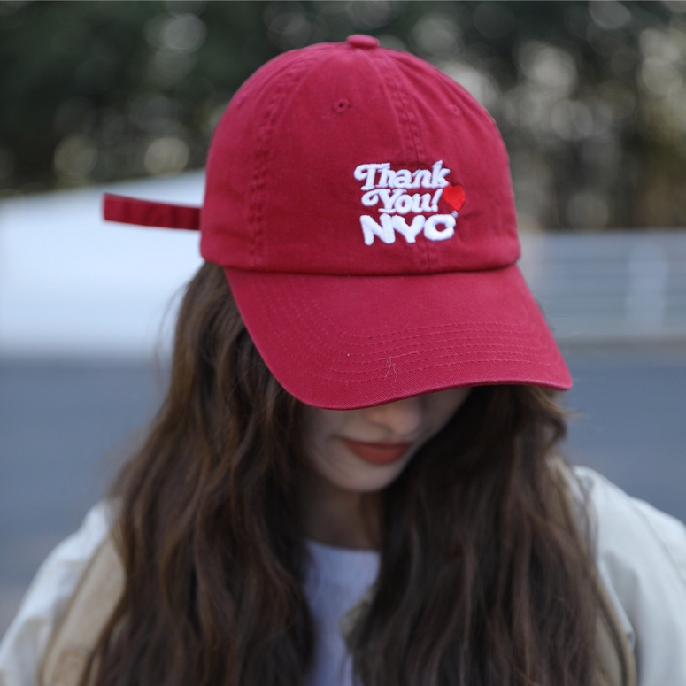 Mũ Lưỡi Trai Mềm Thêu Chữ Phong Cách Hàn Quốc Thời Trang Xuân Hè Cho Cặp Đôi