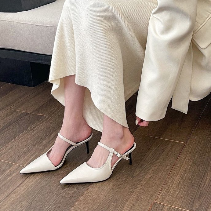 Giày Cao Gót Mũi Nhọn Thời Trang Dành Cho Nữ / Size 35-39