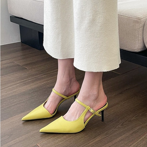 Giày Cao Gót Mũi Nhọn Thời Trang Dành Cho Nữ / Size 35-39