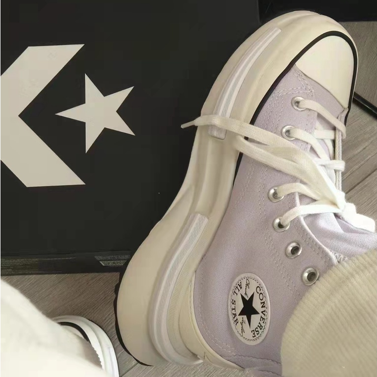 Giày Thể Thao CONVERSE STAR Legay CX Thời Trang Unisex Đế Dày Tăng Chiều Cao Màu Tím Khoai Môn Phong Cách Retro Cho Nam Và Nữ-B61