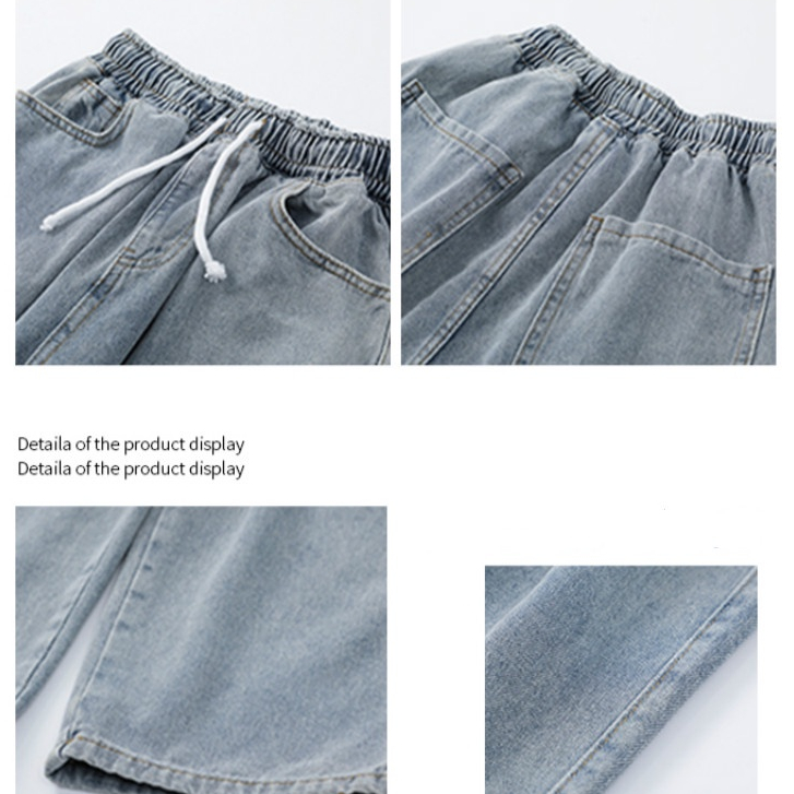 Quần jean dài dáng rộng thời trang Quần jean nam baggy phong cách Hàn Quốc thời trang thể thao giản dị unisex  jeans