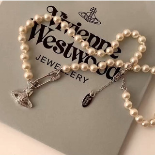Chuỗi ngọc trai SAO thổ ngọc trai necklace lady Dây chuyền ngọc trai nhân tạo bằng kẹp giấy
