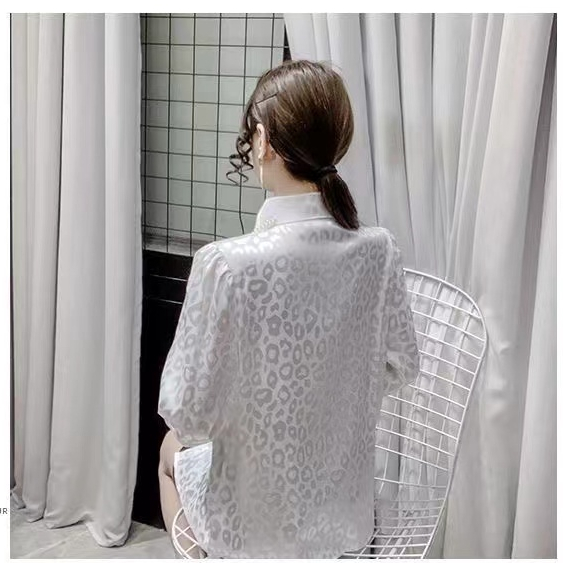 Áo Sơ Mi Tay Dài Dáng Rộng In Họa Tiết Thời Trang Hàn Quốc Cho Nữ