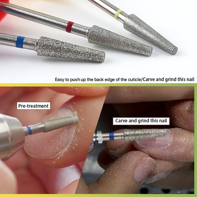 Đầu mài móng Mỹ Nail Bộ Mũi Mài Móng Tay Chuyên Dụng Cho Máy Khoan Điện 0603374