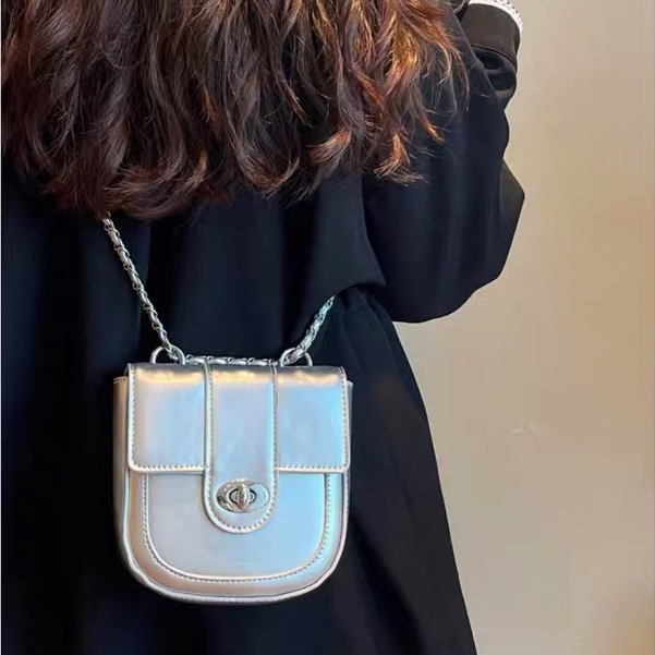 Mischa Túi Đeo Chéo Vai Bằng Da PU Màu Trơn Thời Trang Dành Cho Nữ