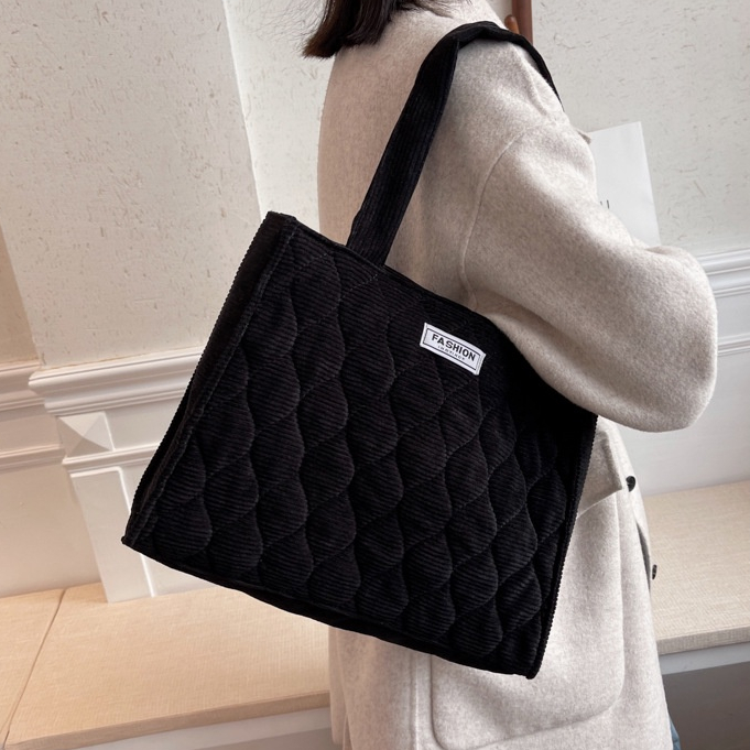 Menas Túi Đeo Vai Vải Nhung Kẻ Màu Trơn Họa Tiết Hình Thoi Đơn Giản Thời Trang Cho Nam