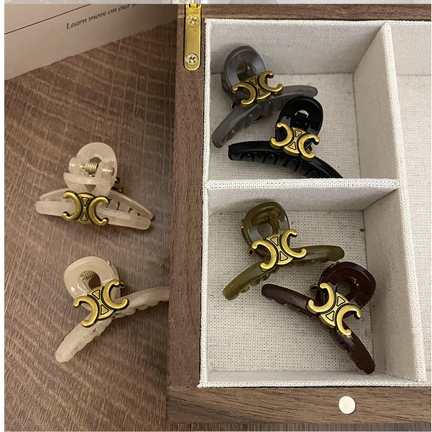 Kẹp Tóc mini In Chữ Đơn Giản Thời Trang Cao Cấp