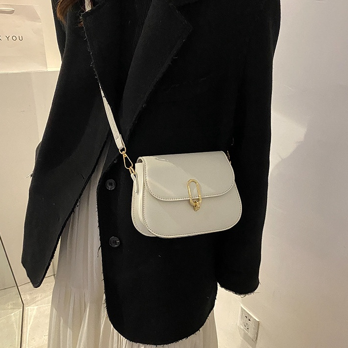 Túi Đeo Chéo Có Khóa Kiểu Dáng Đơn Giản Phong Cách Phương T