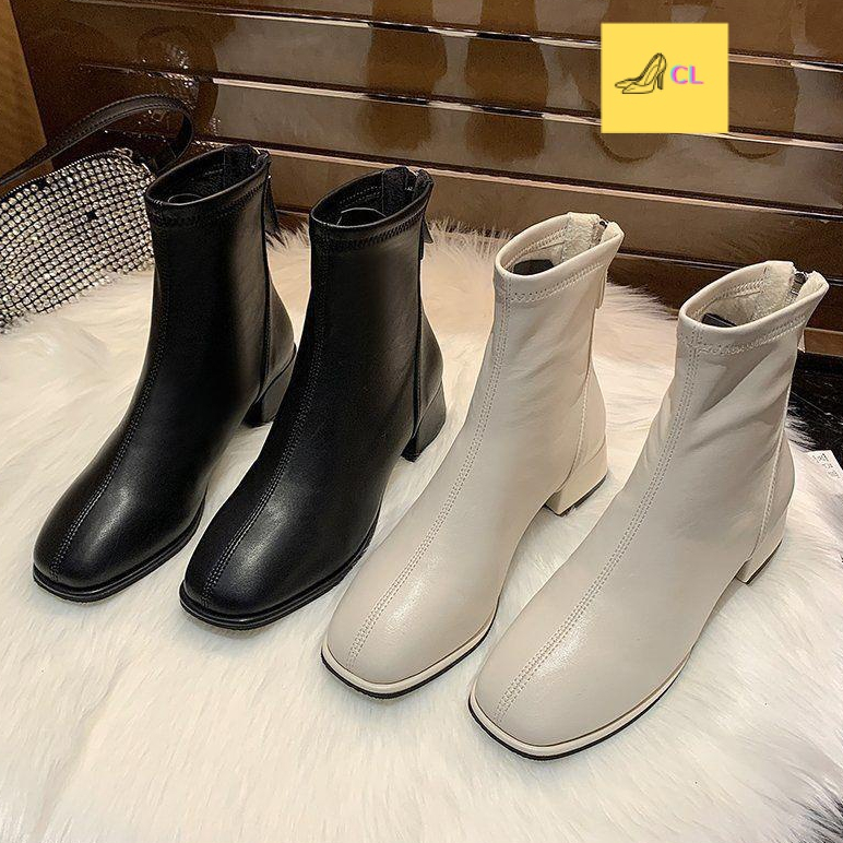 Giày Boot Martin Thiết Kế Mỏng Đế Dày Cao Cấp Thời Trang Mùa Xuân Thu Dành Cho Nữ