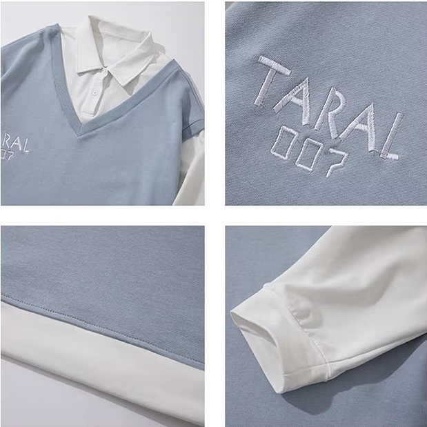 Áo Sweater Dài Tay Thiết Kế Đơn Giản Thời Trang Dành Cho Cả Nam Và Nữ áo sweater nữ áo len trắng