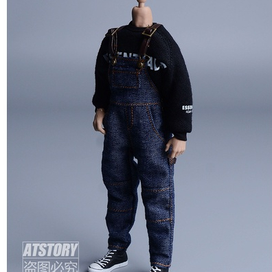 Quần Yếm Cho Búp Bê 20cm Tỉ Lệ 1 / 12