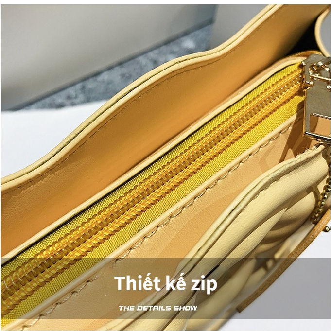 Túi Đeo Vai Màu Trơn Thời Trang Mùa Hè 2023 Mới Cho Nữ
