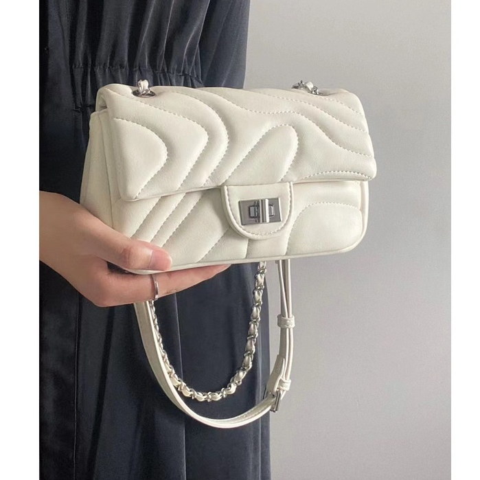 SHIHUI Túi Đeo Chéo Dây Xích Cao Cấp Và Khóa Mới Sành Điệu Và Đa Năng