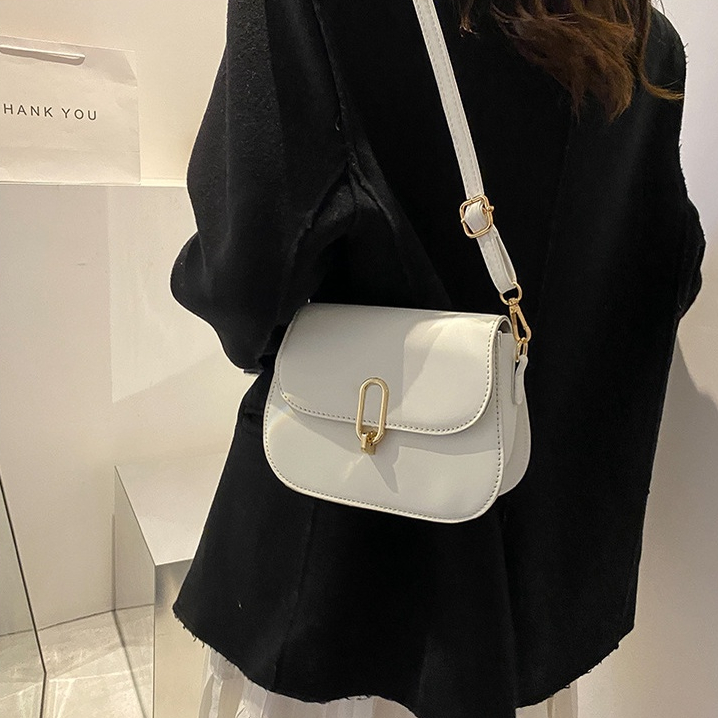 Túi Đeo Chéo Có Khóa Kiểu Dáng Đơn Giản Phong Cách Phương T