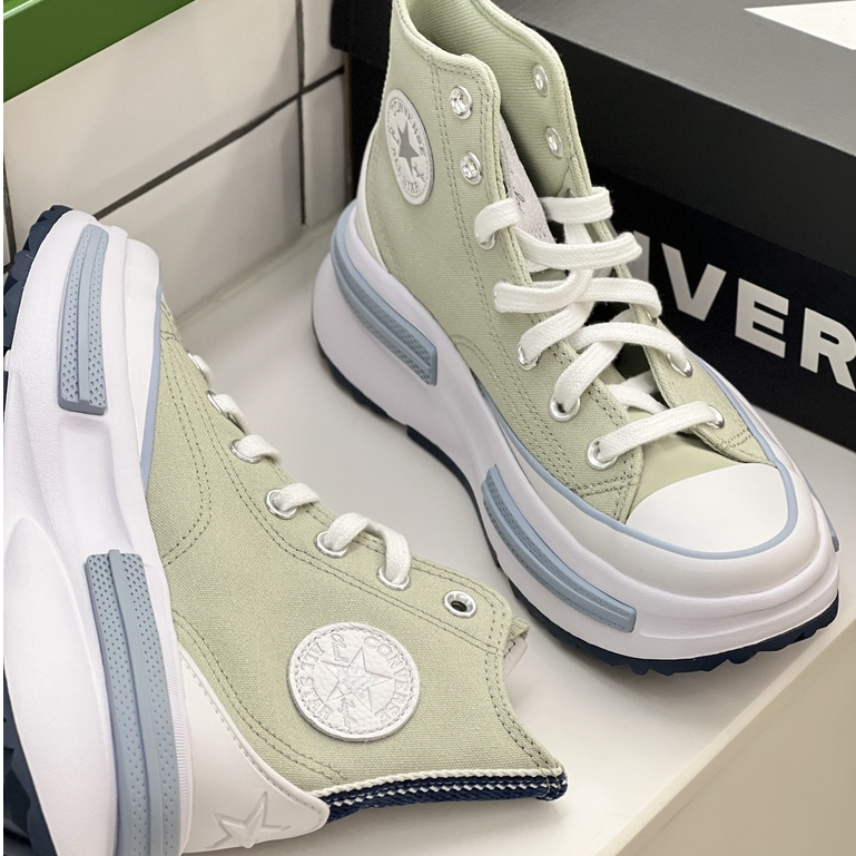 CONVERSE Giày Thể Thao Canvas Đế Dày Tăng Chiều Cao Thời Trang Mùa Xuân B1111