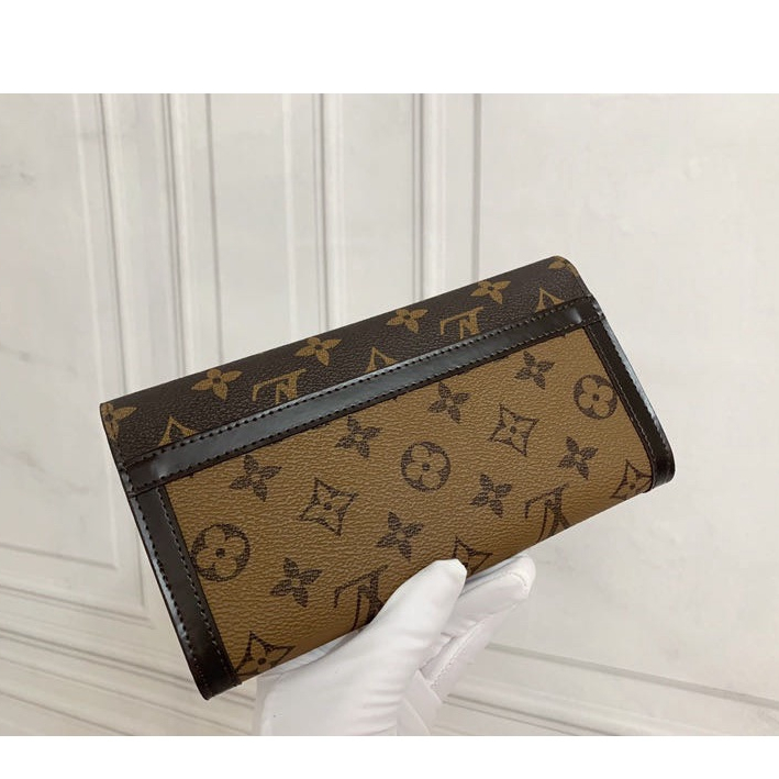 Ví Dài 100% Chính Hãng Họa Tiết LV / Louis Vuitton Cổ Điển M60535 Dành Cho Nữ