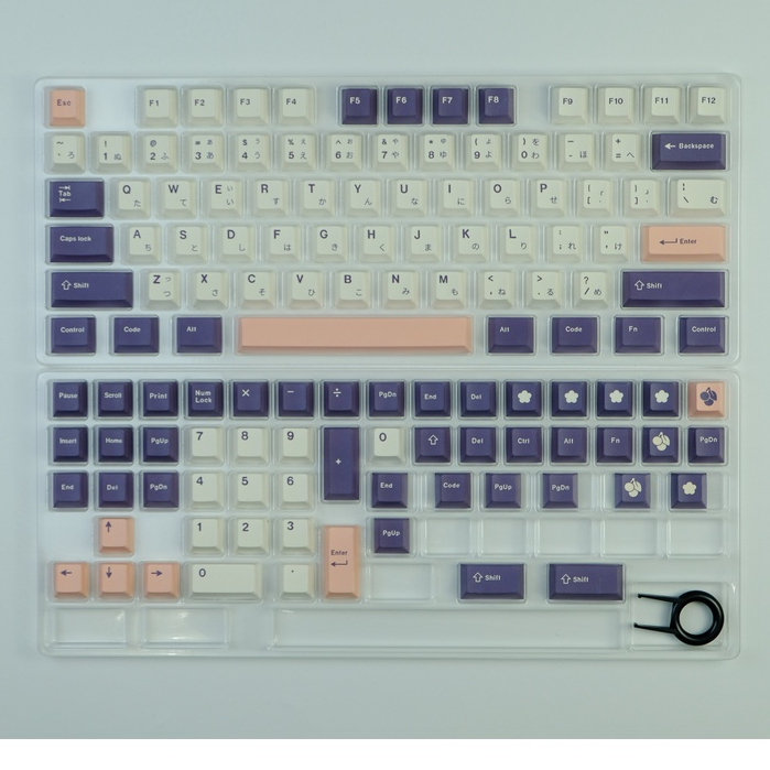 GMK Awesome Keycap, 129 Phím Keycaps PBT Cherry Profile DYE-SUB Cá Nhân Keycaps GMK Cho Bàn Phím Cơ
