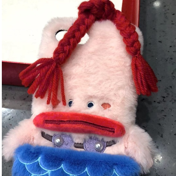 Ốp Điện Thoại Mềm Hình Nàng Tiên Cá Nhồi Bông Cho iPhone 14 12 11 13 Pro Max 7 8 Plus 6s Pro max xr xs max