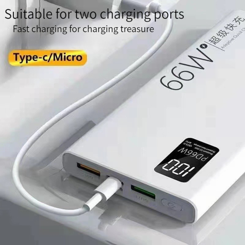 Pin Sạc Dự Phòng Hai Chiều 66w 20000mah 5a pd66w Và Phụ Kiện