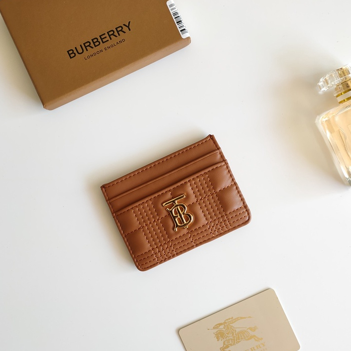 Ví Da Nâu Chính Hãng 100% BURBERRY 8049 Đựng Thẻ Tiện Dụng