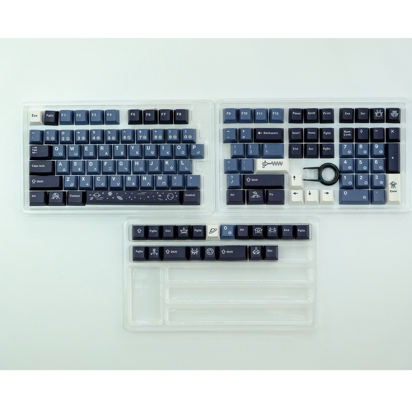 GMK Alien Keycap, 129 Phím Keycaps PBT Cherry Profile DYE-SUB Cá Nhân Keycaps GMK Cho Bàn Phím Cơ