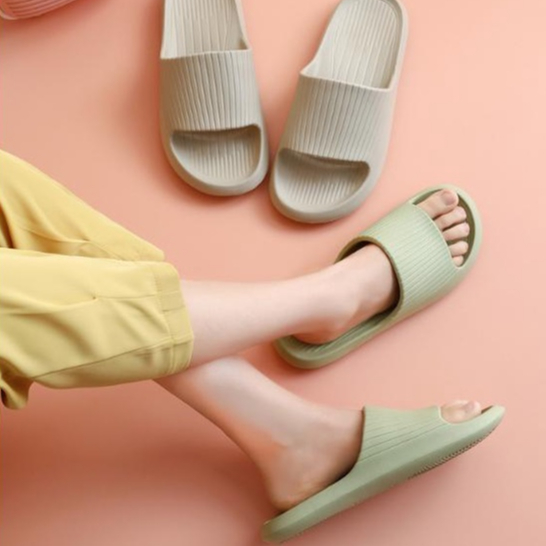 Dép Đi Trong Nhà Tắm Bằng EVA Đế Mềm Chống Trượt Nhanh Khô Size 37-44 Thời Trang Cho Nam Và Nữ