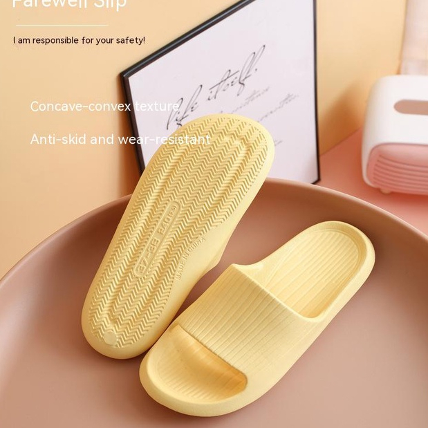 Dép Đi Trong Nhà Tắm Bằng EVA Đế Mềm Chống Trượt Nhanh Khô Size 37-44 Thời Trang Cho Nam Và Nữ