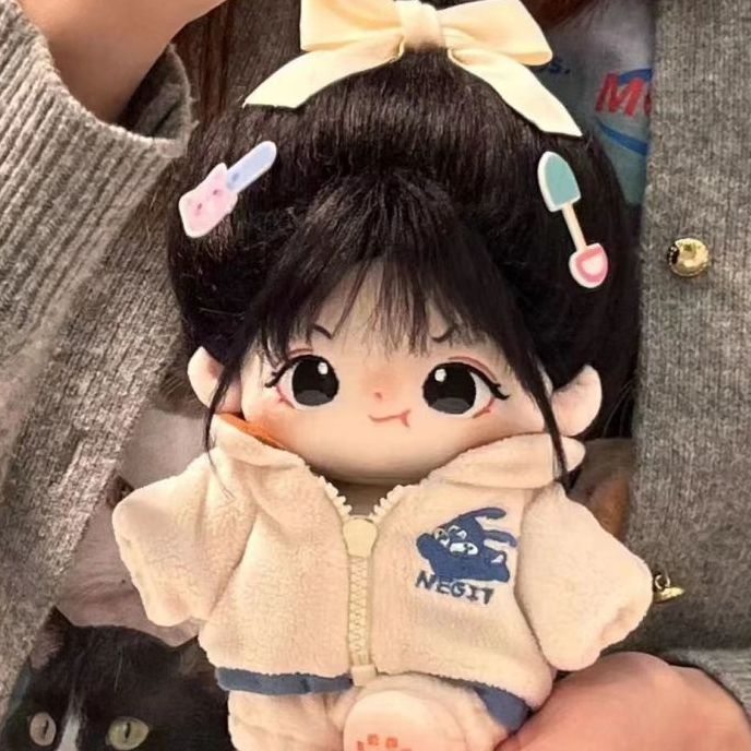 Búp Bê Nhồi Bông Cứng Bằng Cotton 20cm Dễ Thương