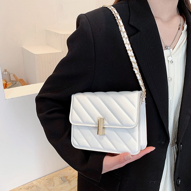 MISCHA Túi Đeo Chéo Vai Bằng Da PU Thời Trang Sành Điệu Cho Nữ