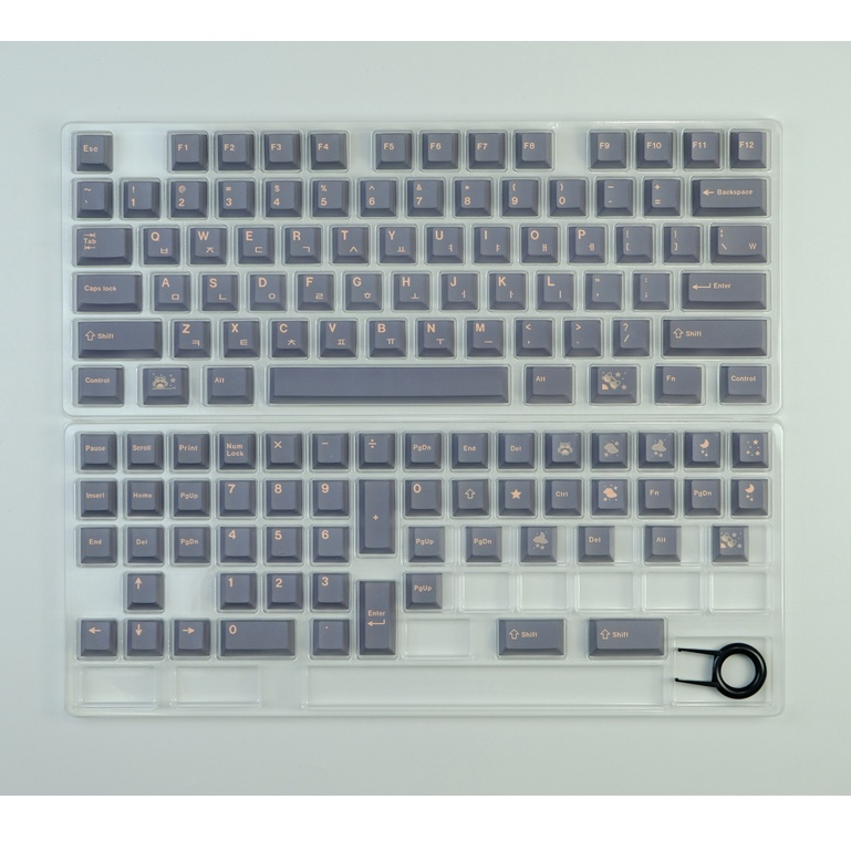 GMK Owl Keycap, 129 Phím Keycaps PBT Cherry Profile DYE-SUB Cá Nhân Keycaps GMK Cho Bàn Phím Cơ