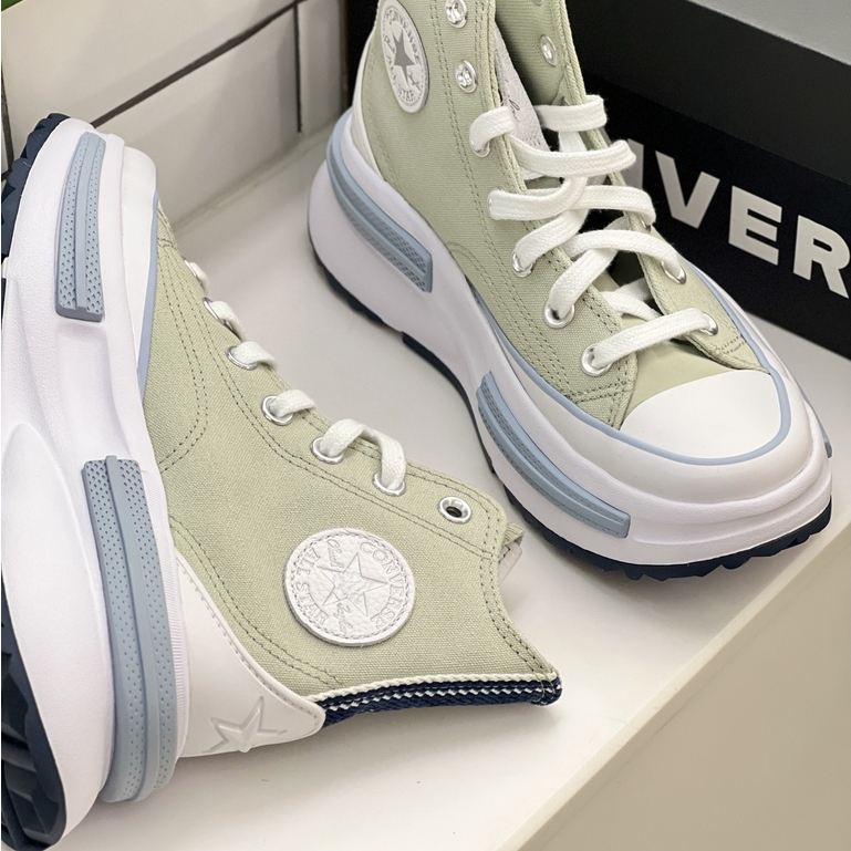 CONVERSE Giày Thể Thao Canvas Đế Dày Tăng Chiều Cao Thời Trang Mùa Xuân B1111
