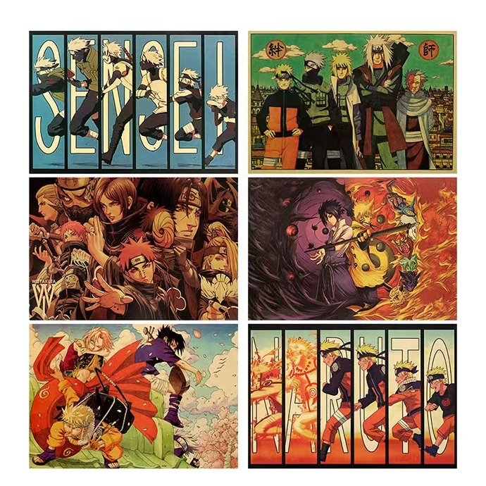 Tranh CuộN Treo TườNg HoạT HìNh Fire Shadow Ninja krah