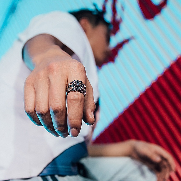 Nhẫn Hở Phong Cách Punk Hiphop Thời Trang Hàn Quốc Mới 2023 Dành Cho Nam