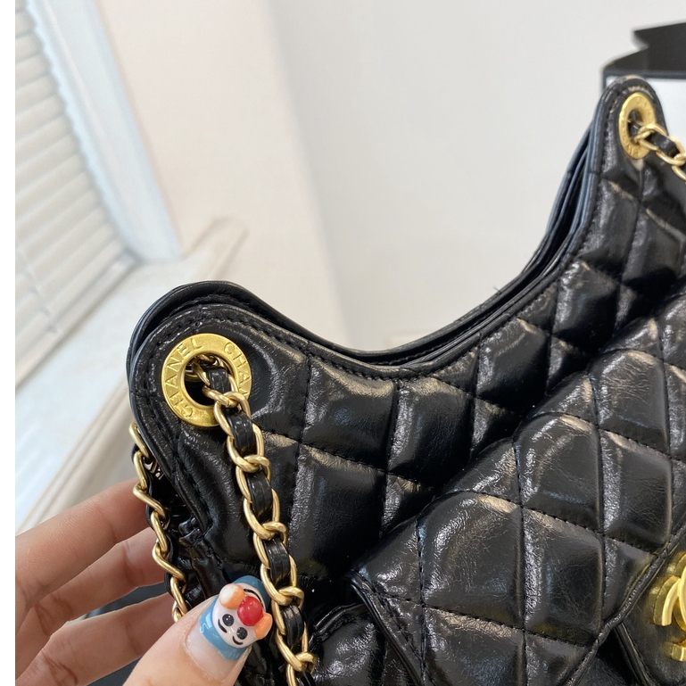 (MớI) Túi XáCh Da 23C * 18 * 5CM Phong CáCh Hippie - 23 * 18