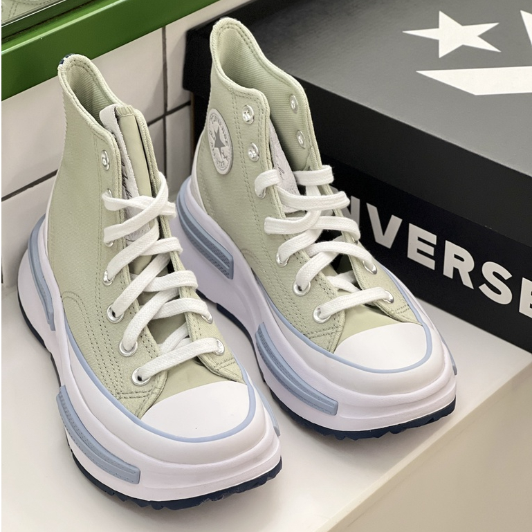 CONVERSE Giày Thể Thao Canvas Đế Dày Tăng Chiều Cao Thời Trang Mùa Xuân B1111