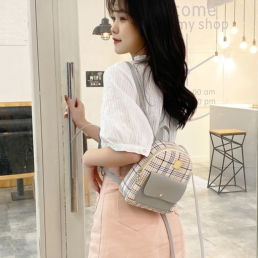 MISCHA Ba Lô Da PU In Họa Tiết Thời Trang Dành Cho Nữ