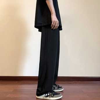 Quần ống rộng Kẻ Sọc Hai Bên Thời Trang Dành Cho Nam Size M-3Xl