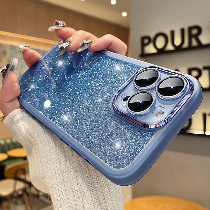 Ốp Lưng Kim Tuyến Trong Cho Điện Thoại iPhone 14 pro max 12 11 pro max