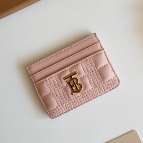 Ví Da Đựng Thẻ Màu Hồng BURBERRY Chính Hãng 100% 8049