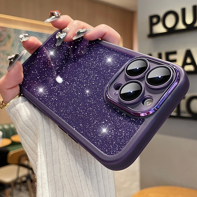 Ốp Lưng Kim Tuyến Trong Cho Điện Thoại iPhone 14 pro max 12 11 pro max