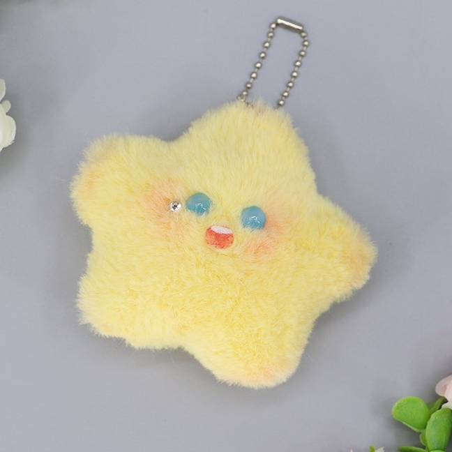 Móc Khóa Hình Ngôi Sao Nhồi Bông Dễ Thương Sáng Tạo