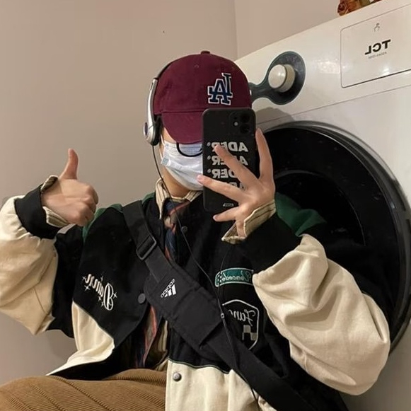 Áo Khoác Bomber Dáng Rộng In Họa Tiết Đơn Giản Phong Cách Retro Thời Trang Cho Nam áo khoác gió 2 lớp áo khoác nam kaki áo khoác nam đẹp