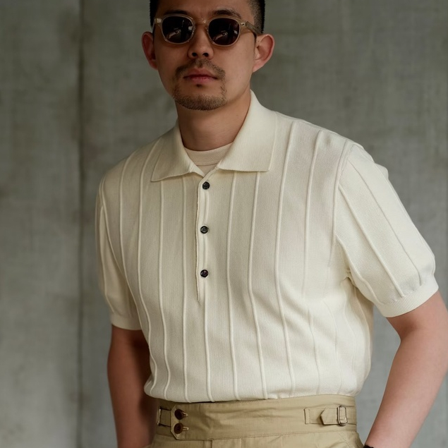 Áo Thun POLO Cotton Tay Ngắn Kẻ Sọc Dọc 3 Màu Sắc Tùy Chọn M-3XL Thời Trang Mùa Hè Cho Nam