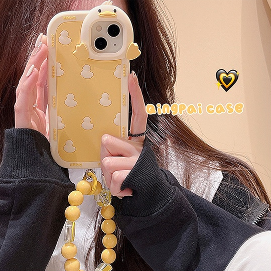 Ốp Điện Thoại tpu Mềm Hình Chú Vịt Dễ Thương Cho iphone 14 iphone 13 iphone 12 iphone 11
