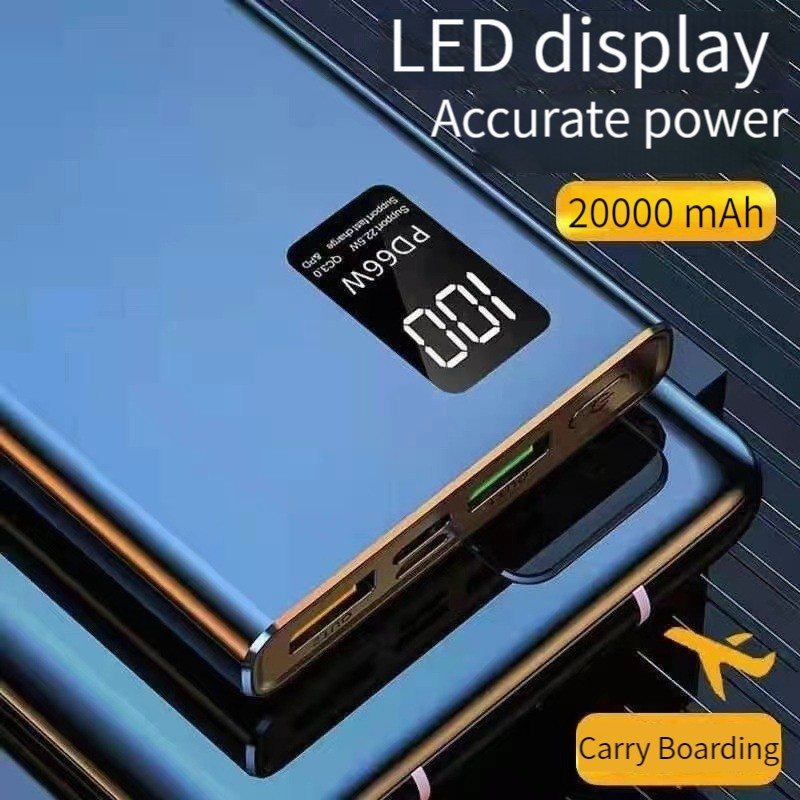 Pin Sạc Dự Phòng Hai Chiều 66w 20000mah 5a pd66w Và Phụ Kiện
