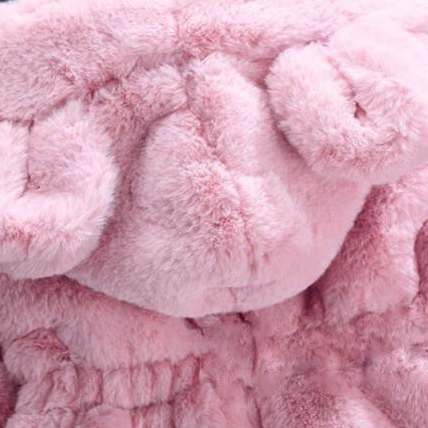 Áo khoác có đệm cho bé gái 0-8 tuổi áo khoác có mũ trùm đầu ấm áp